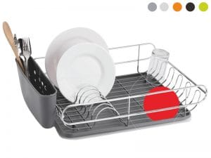 ESCORREDOR DE LOUÇA C/ TABULEIRO SUPOR. TALHERES