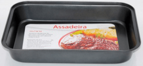 ASSADEIRA ANTI - ADE. 34 x 24 x 5.5CM