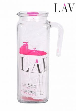 CANECA DE VIDRO C/ TAMPA 1200CC