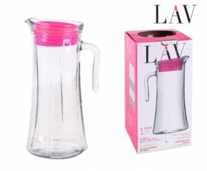 CANECA DE VIDRO C/ TAMPA 1.400 CC