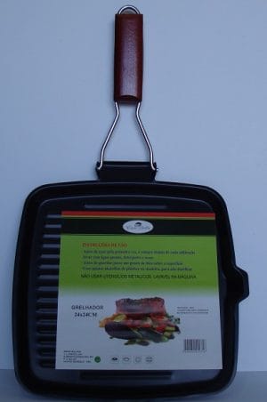 GRELHADOR 24 + 24 CM