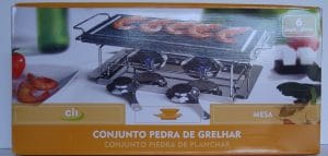 PEDRA DE GRELHA COM 6 PEÇAS