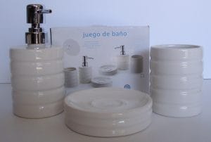 CONJ. BANHO BRANCO E PRETO