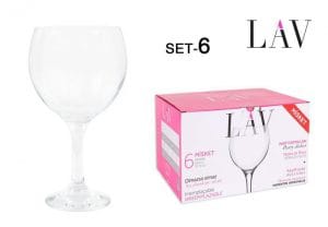 GIN MISKET CONJ. 6 COPOS GIN 645 CC