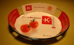 OVAL ASSADEIRA  30 x 21 CM