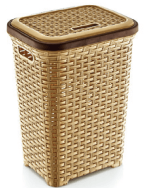 CESTO DE ROUPA SUJA 45 LT BEGE