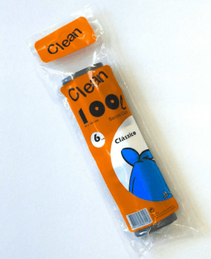 CLEAN SACO DE LIXO  85 + 105 100 LT 6 UNID.