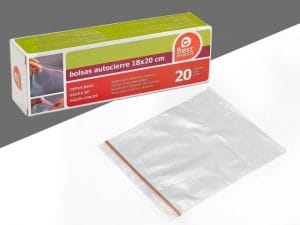 ZIP CONJ. 20 SACOS  18 x 20 CM