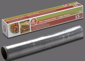 ROLO DE FILME TRANSPARENTE 15 MT