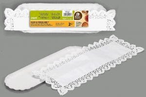 BANDEJA C/ 2 RECT. C/ DEBRUM 10 x 36 CM