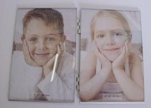 Porta fotos duplo de 10 + 15 cm