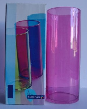 Jarra de vidro lumi. 27cm