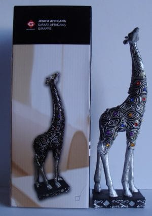 Girrafa de resina 30cm