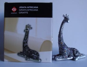 Girrafa de resina 25cm