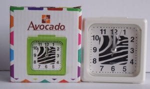 RELOGIO DESPERTADOR AVOCADO