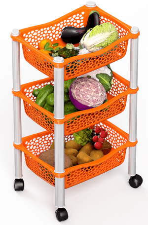 CARRINHO MULTIPRACTIC 3 CESTO DE COR