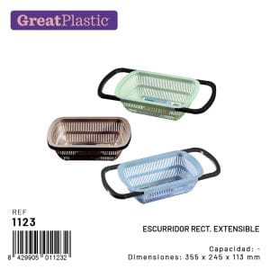 ESCORREDOR DE LEGUMES EXTENCIVEL