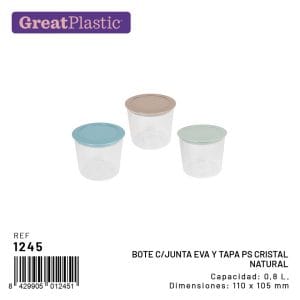 VACO FRASCO C/ TAMPA 0.80 L