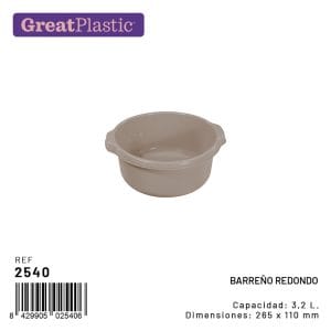 3 BACIA RED. D-265 H-110 3.2L