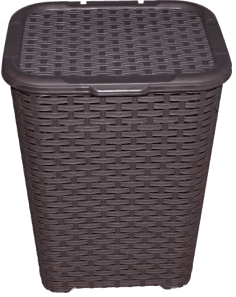 CESTO DE ROUPA SUJA 60 LT CASTANHO