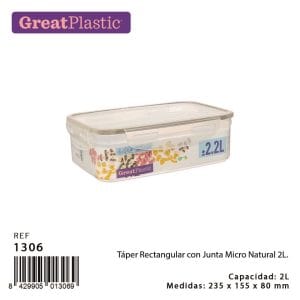 2.2 L CAIXA PLASTICO