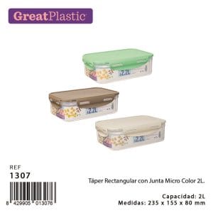 2.2 L CAIXA PLASTICO