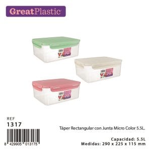 5.5 L CAIXA PLASTICO