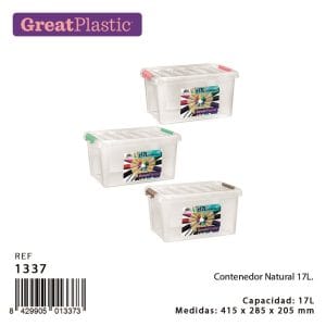 CAIXA MULTIUSOS 17 L