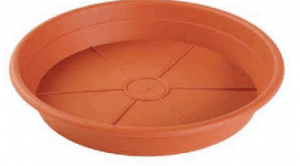 PRATO P/ VASO COR TERRA D - 25 x AL - 4