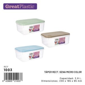 2.8 L CAIXA PLASTICO