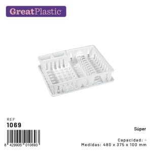 ESCORREDOR DE LOUÇA BRANCO