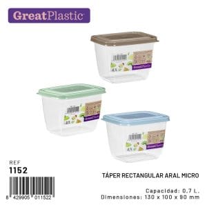 0.70 L CAIXA PLASTICO