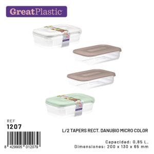 1 L  CAIXA CONJ. 2 PLASTICO