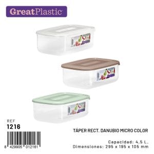 4.5 L  CAIXA PLASTICO