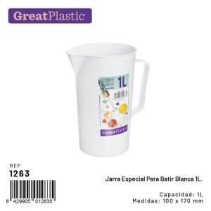 1L JARRO DE BATER