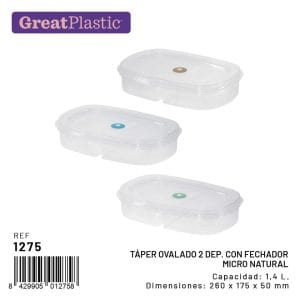 1.7L  CAIXA C/ DIV PLASTICO