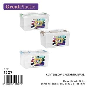 CAIXA MULTIUSOS 12 L