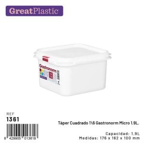 HOT. CAIXA PLASTICO 1.8 L