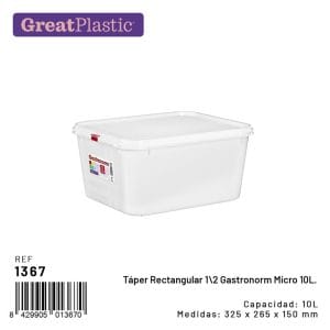 HOT CAIXA PLASTICO 10 L