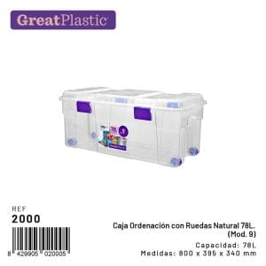 CAIXA MULTIUSOS BRANCA C-80 AL- 39.5 LA- 34CM