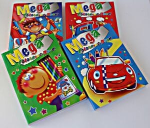 Livro de colorir Mega