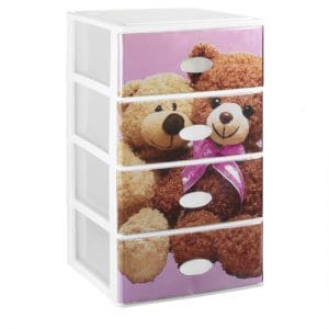 URSO PRATELEIRA EMPELHAVEL CONJ. 4