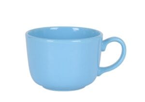 CHAVENA DE PORCELANA AZUL 475 CC JUMBO