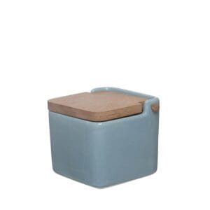 SALEIRO C/ TAMPA MADEIRA AZUL