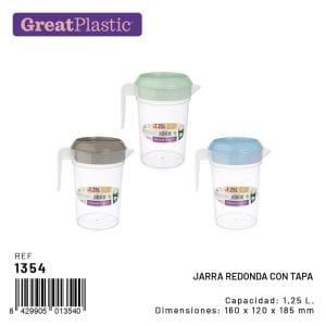 CANECA C/ TAMPA 1.25 L