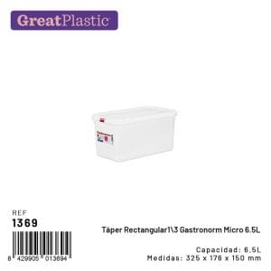 HOT. CAIXA PLASTICO 6.5 L