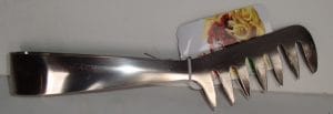 PINÇA DE ESPARGUETE INOX  21 CM