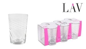 CONJ. 6 COPOS VIDRO 205 CC