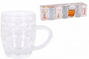 I. CONJ. 3 CANECAS CERVEJA 300 CC