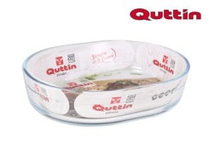 Q. ASSADEIRA VIDRO OVAL 23.7 x 18.8 x 5.6 CM - 1.5 L